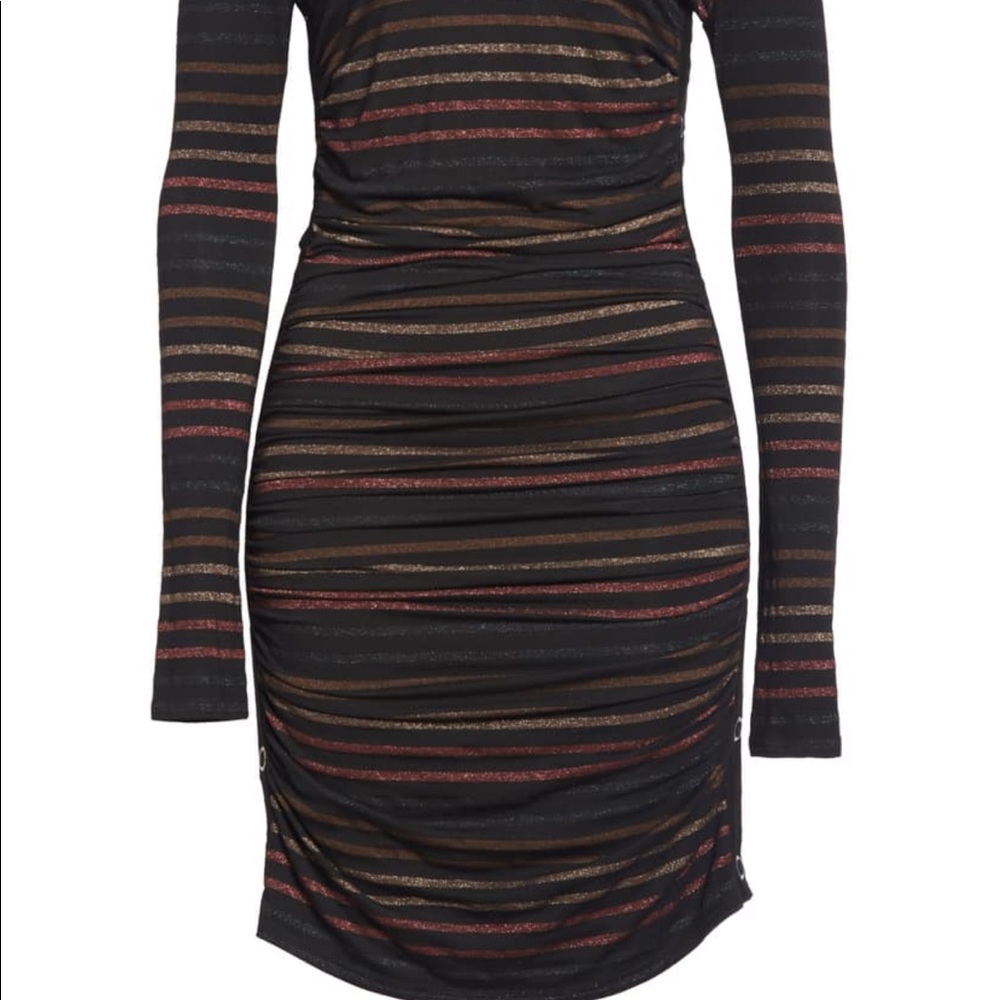 Size M VERONICA BEARD RUCHED Dress - Picture 7 of 7
